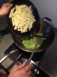 笋瓜炒豆子的做法步骤5