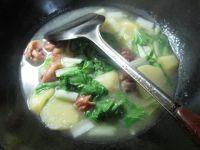 小白菜腊鸡腿煮土豆的做法步骤7