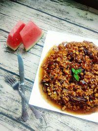 肉沫烤茄子的做法步骤7