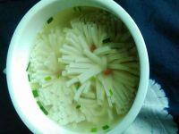 豆腐花汤的做法步骤7