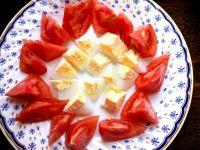 葱香番茄鹅蛋的做法步骤2