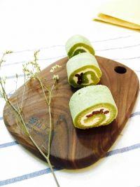 抹茶蜜豆卷的做法步骤9