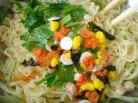 凉拌方便面#小虾创意料理#的做法步骤16