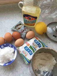 黑芝麻戚风的做法步骤1