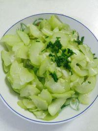 清炒蒲瓜的做法步骤6