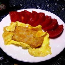 午餐肉煎蛋