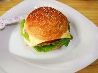 番茄煎蛋芝士汉堡的做法步骤10