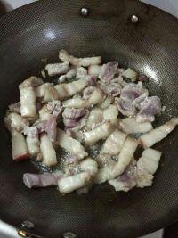 鲜杏鲍菇炒腩肉的做法步骤4