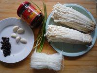 豆豉酱拌金针菇的做法步骤1