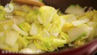 菜心炒虾皮的做法步骤5