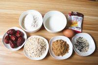 红枣燕麦糕的做法步骤1