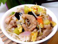 肉蔬炒饭的做法步骤10