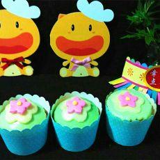 翻糖纸杯蛋糕