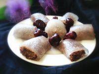 西米豆沙卷的做法步骤12