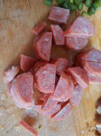 蒜臺炒饭的做法步骤4