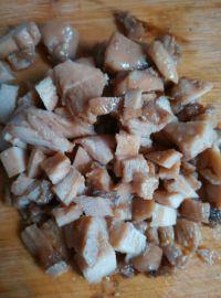 蒜臺炒饭的做法步骤5