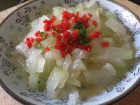 虾油拌冬瓜的做法步骤8