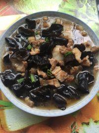 五花肉炒黑木耳的做法步骤8