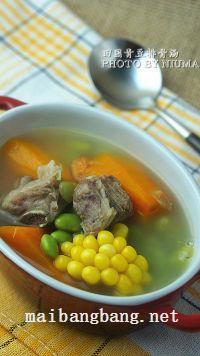 田园青豆排骨汤的做法步骤6