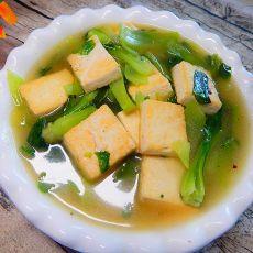 油菜烧豆腐