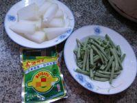 榨菜丝带豆煮冬瓜的做法步骤1
